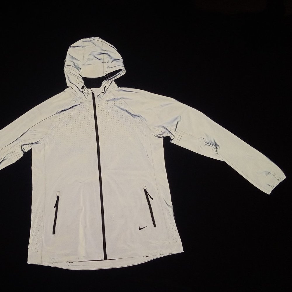DEADSTOCK NWT 2013 Nike Allover Flash 3m Reflective Windbreaker - Womens Large